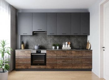 Кухонный гарнитур высокий Трансильвания 3000 мм (Санвут) в Качканаре - kachkanar.mebel-e96.ru