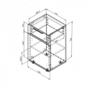 Тумба Дельта Лофт-24.01 Дуб Ирладндский в Качканаре - kachkanar.mebel-e96.ru