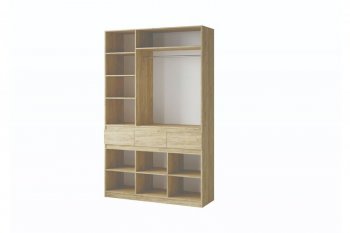 Шкаф 1500 мм Турин ЛДСП крафт серый/кашемир (ВВР) в Качканаре - kachkanar.mebel-e96.ru