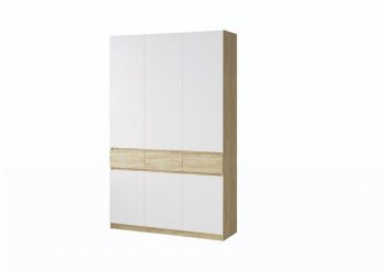 Шкаф 1500 мм Турин ЛДСП крафт/белый шагрень (ВВР) в Качканаре - kachkanar.mebel-e96.ru