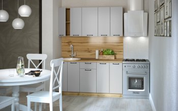 КУхонный гарнитур Валерия 1600 мм вотан/серый (Сурская) в Качканаре - kachkanar.mebel-e96.ru