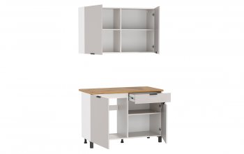 Кухонный гарнитур 1200 мм Венера кашемир ЛДСП (Олмеко) в Качканаре - kachkanar.mebel-e96.ru