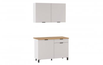 Кухонный гарнитур 1200 мм Венера кашемир ЛДСП (Олмеко) в Качканаре - kachkanar.mebel-e96.ru