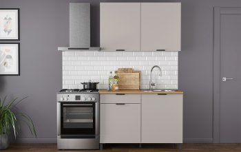 Кухонный гарнитур 1200 мм Венера кашемир ЛДСП (Олмеко) в Качканаре - kachkanar.mebel-e96.ru