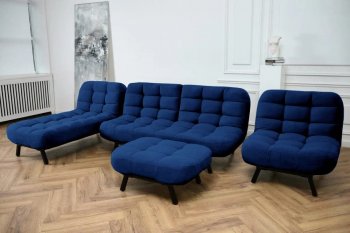 Диван Абри Синий в Качканаре - kachkanar.mebel-e96.ru