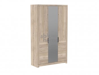 Шкаф 1400 мм Юта 3-х дверный с зеркалом (СБК) в Качканаре - kachkanar.mebel-e96.ru